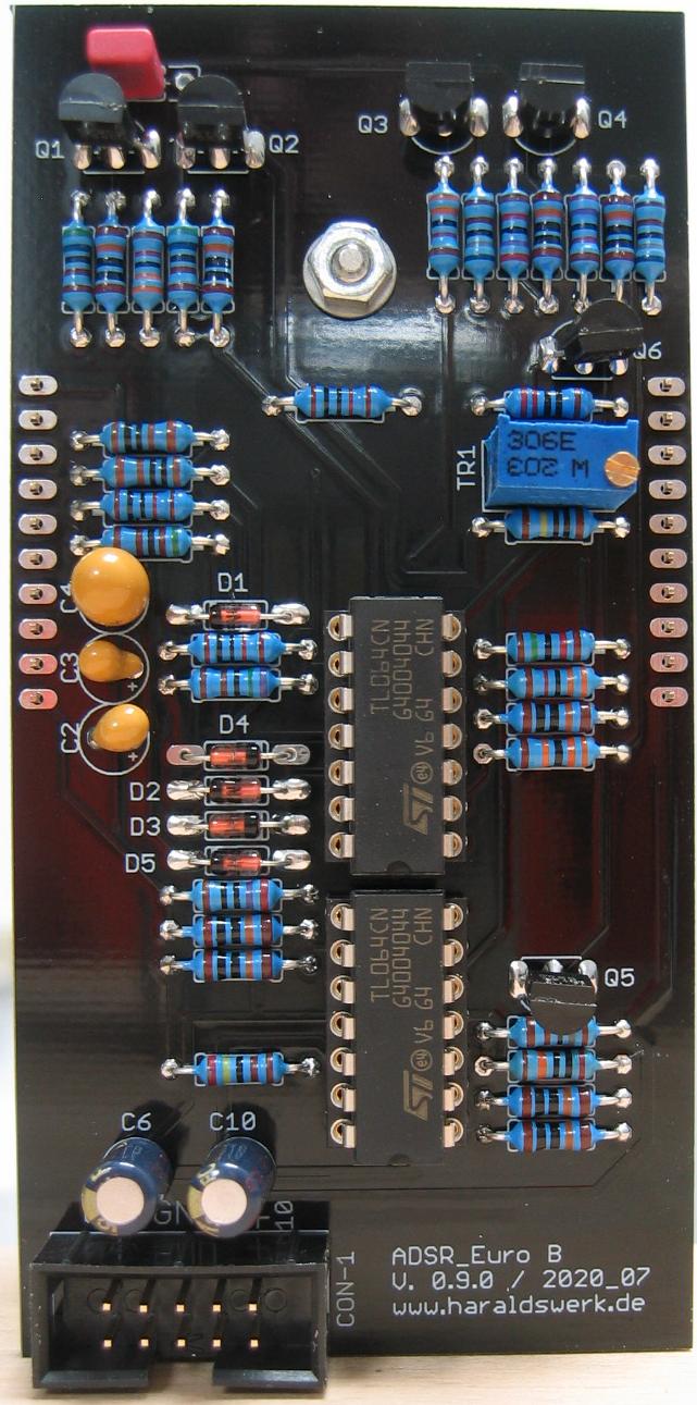 ADSR populated main PCB