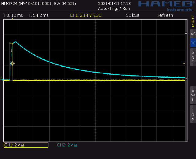 ADSR AD curve fast attack slow decay screenshot