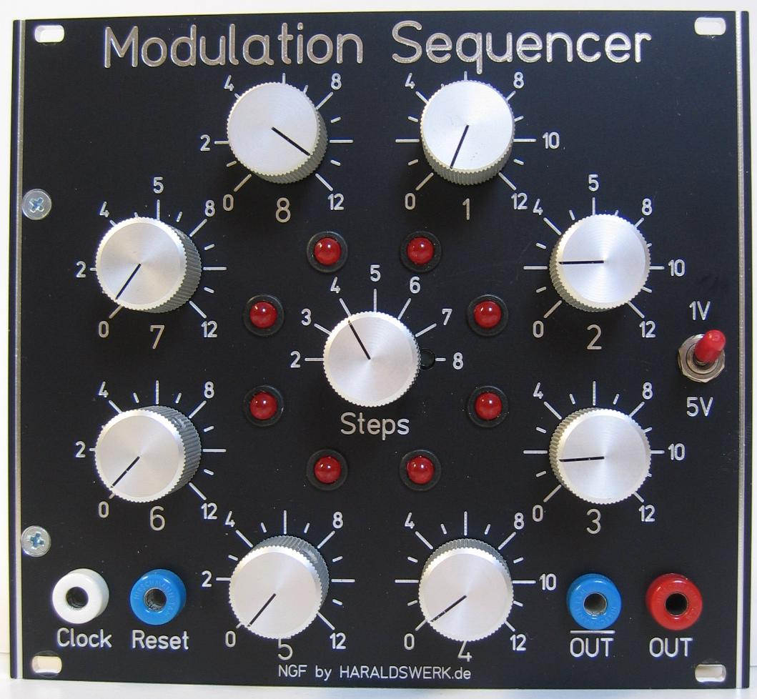 Modulation Sequencer front view