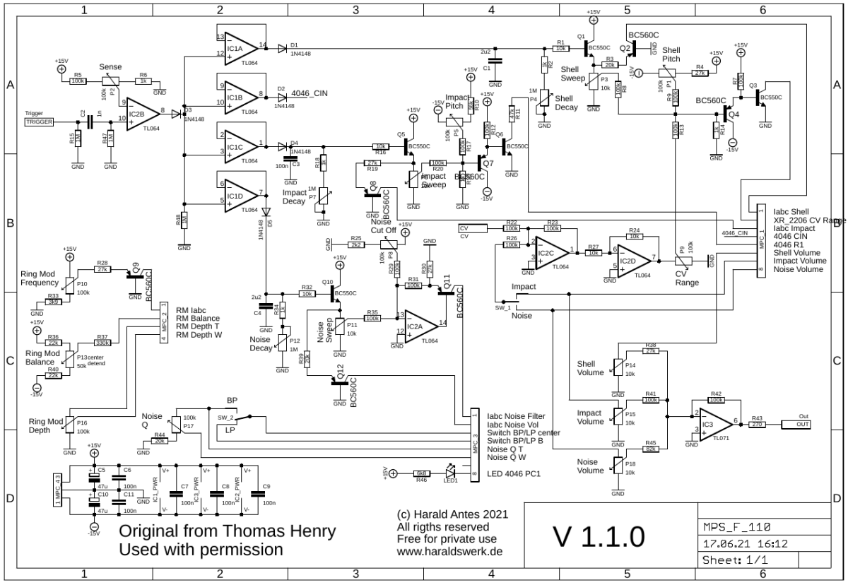 Thomas Henry's MPS schematic control board