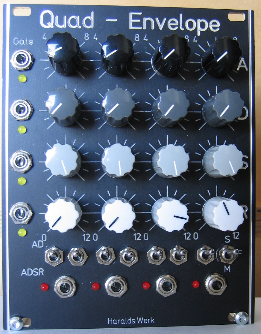 Quad_ADSR Envelope front view