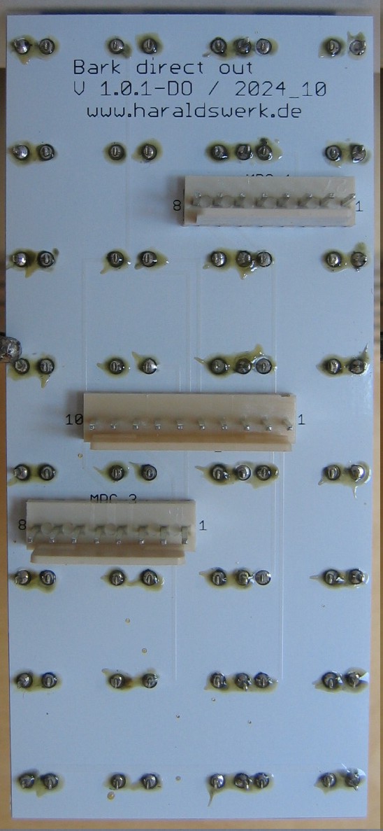Bark Scanning Filter direct out control PCB back