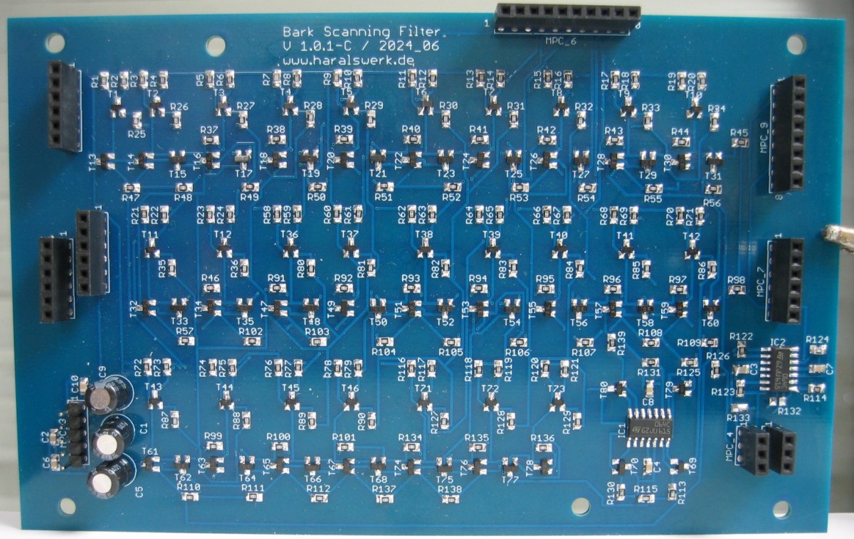 Bark Scanning Filter PCB C front view