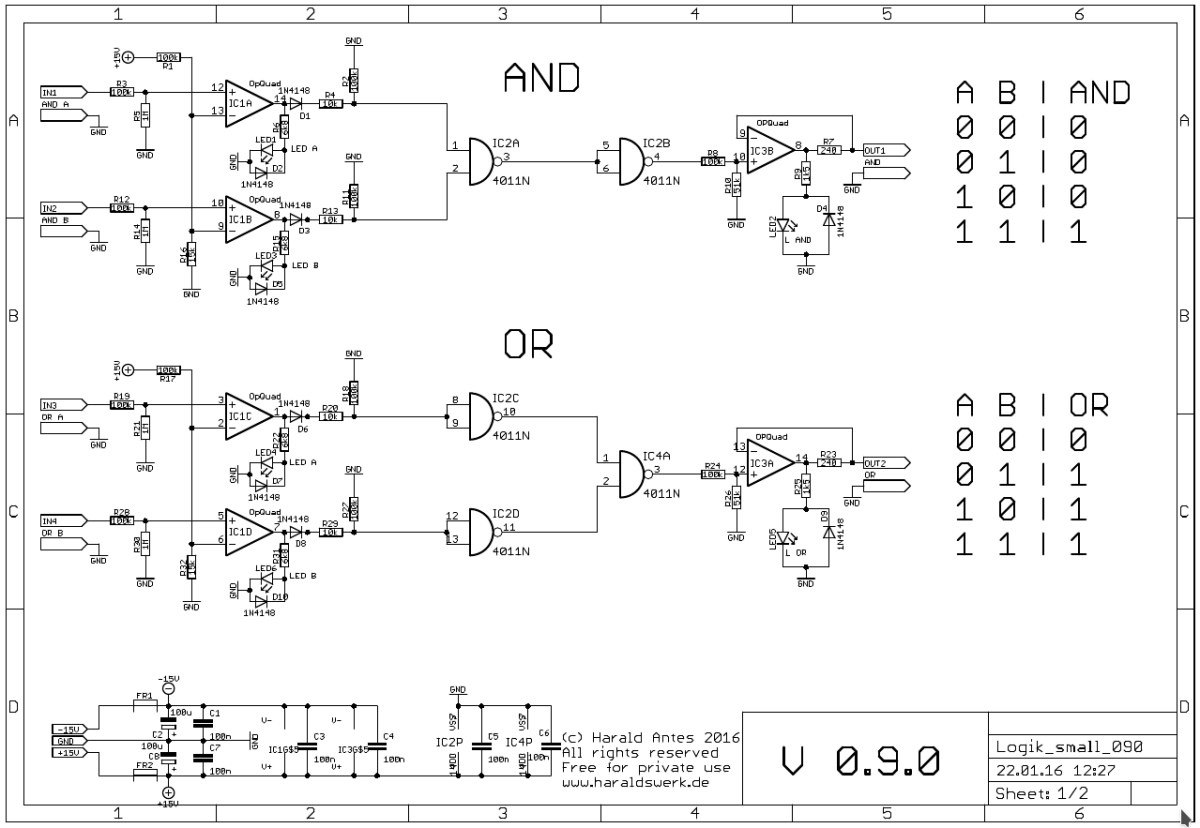 Logic schematic one