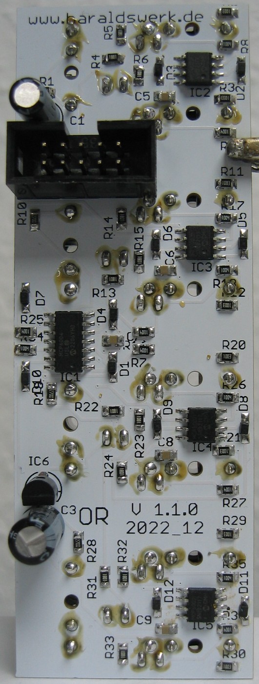 OR populated control PCB back