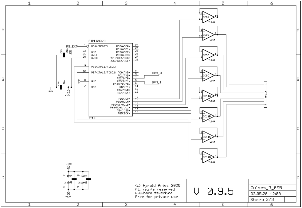 BPM Generator schematic main board 03