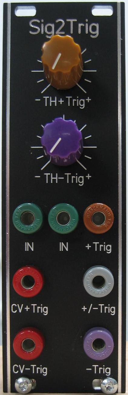 Signal to Trigger converter front view