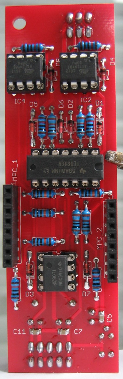 Bernoulli Gate populated main PCB