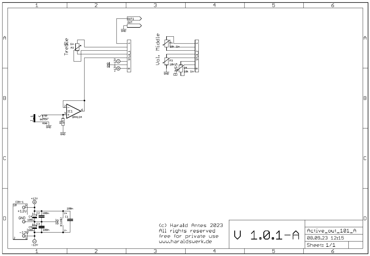 Active out control board schematic