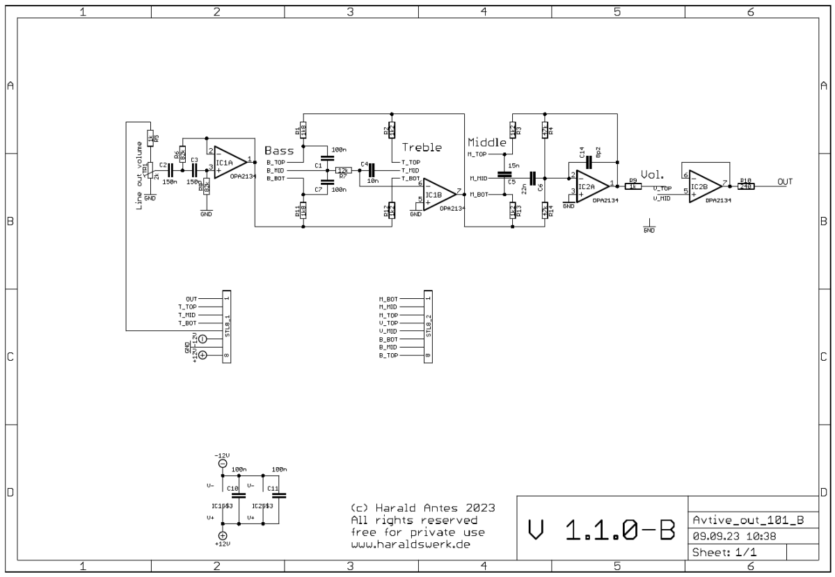 Active out main board schematic