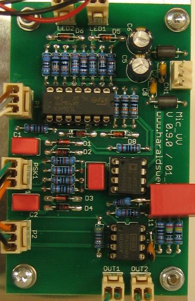 Microphone Preamplifier PCB