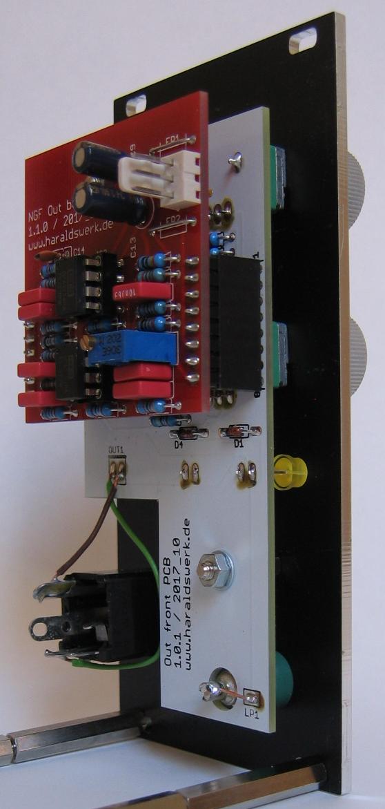 Output module: back view