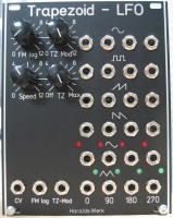 Trapezoid quadrature through zero LFO front view.