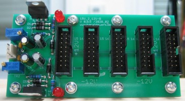 Multiple power adaptor 15V to 12V