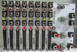 Bark Scanning Filter PCB-A3, CV inputs, IO for filters 6-17