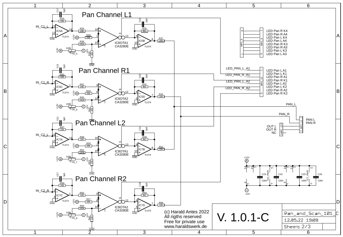 Pan and Scan schematic main board 02/01 