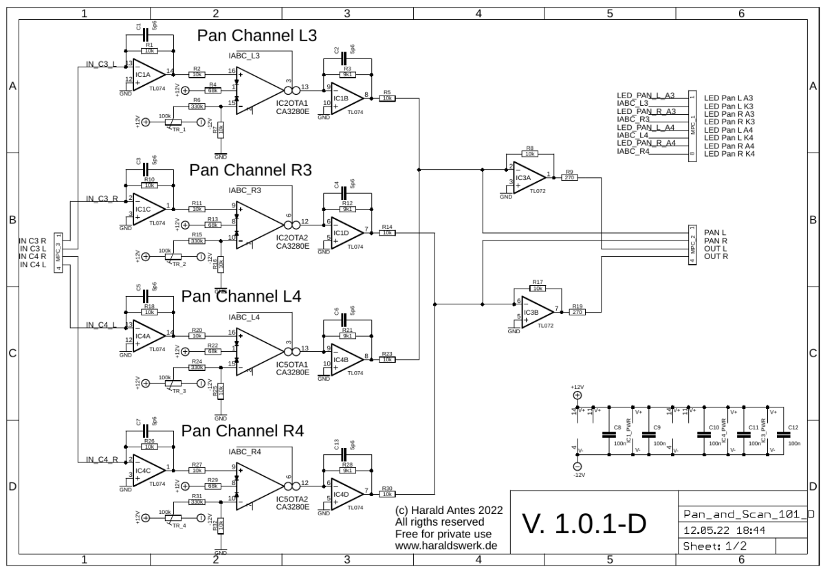 Pan and Scan schematic main board 01/03 