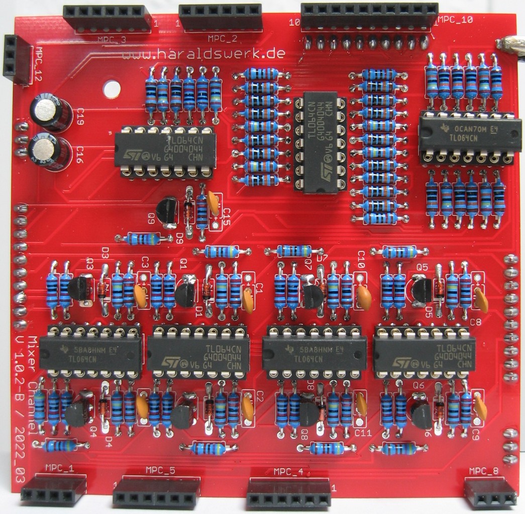 Performance Mixer Channel main PCB 01