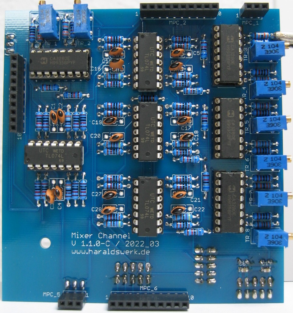 Performance Mixer Channel main PCB 02