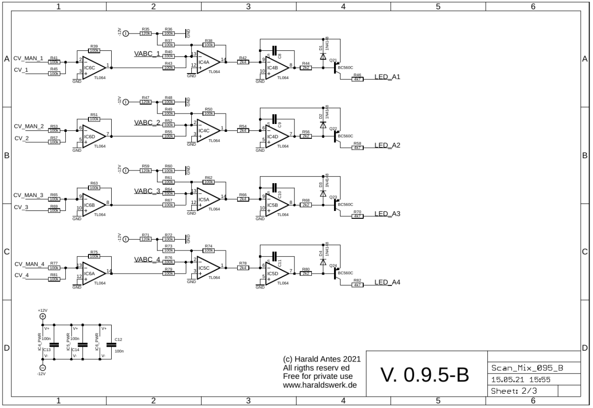 Scanning Mixer schematic main board for linear scanning 02 