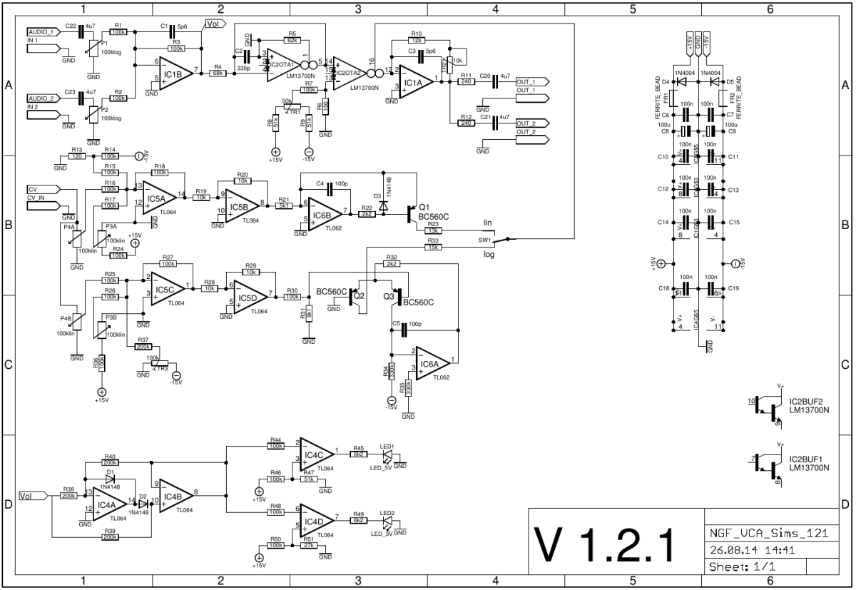 NGF VCA Sims schematic