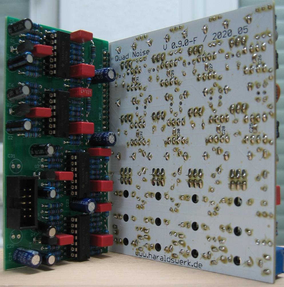 Quad noise populated main PCB