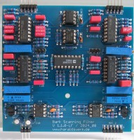 Bark Scanning Filter PCB-LF, filter one low pass, filter 2 band pass