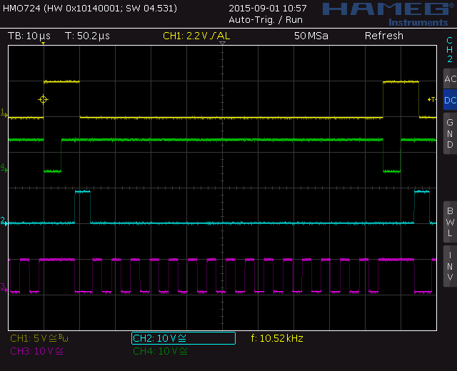 Pitch 2 voltage converter timing diagram