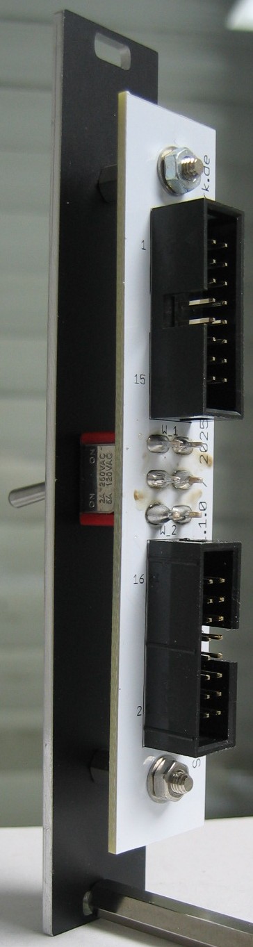 Mechanical Switch ON-OFF  halve back view