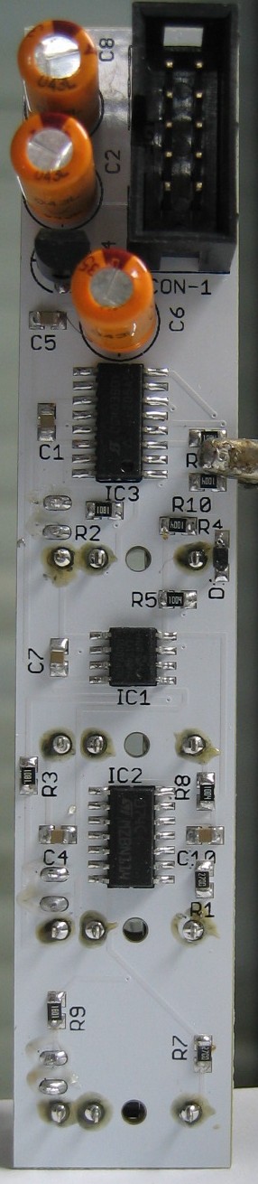 VC Toggle Switch populated control PCB back