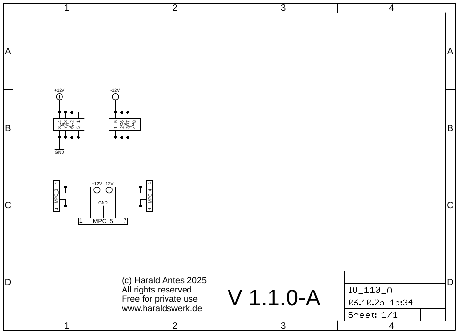 Breadboard Tool IO board schematic