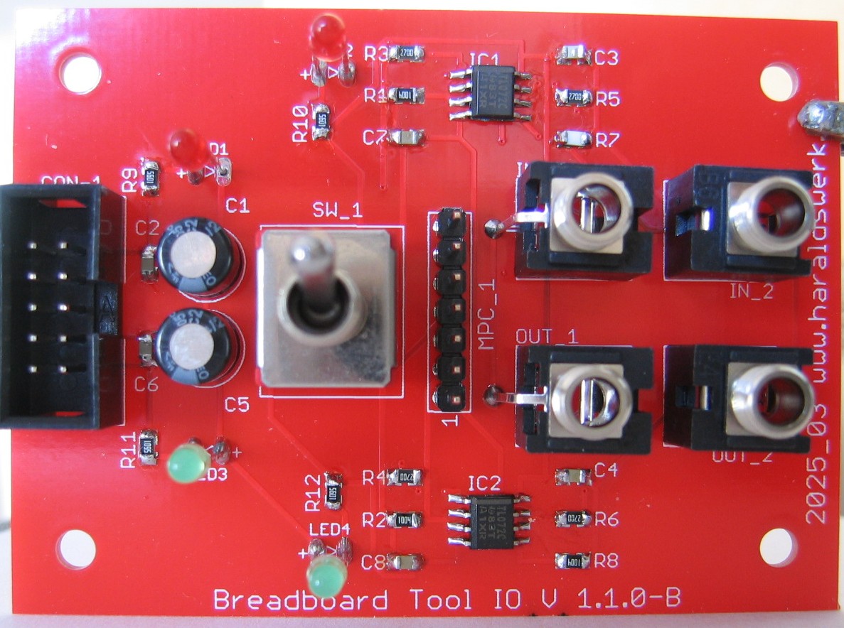 Breadboard Tool IO back PCB