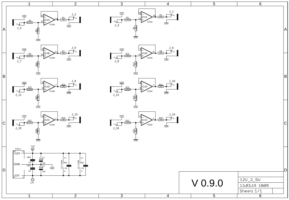 12V to 5V gate converter schematic
