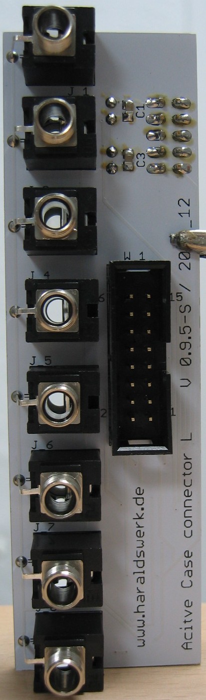 Active Case Connector populated control PCB