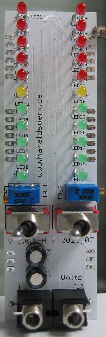 Double Volts populated control PCB front