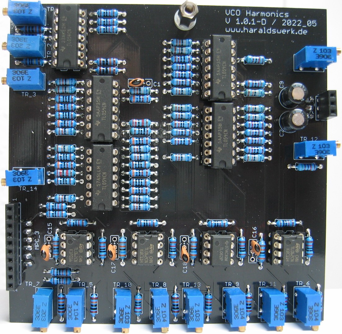 Harmonic Oscillator populated main PCB 03