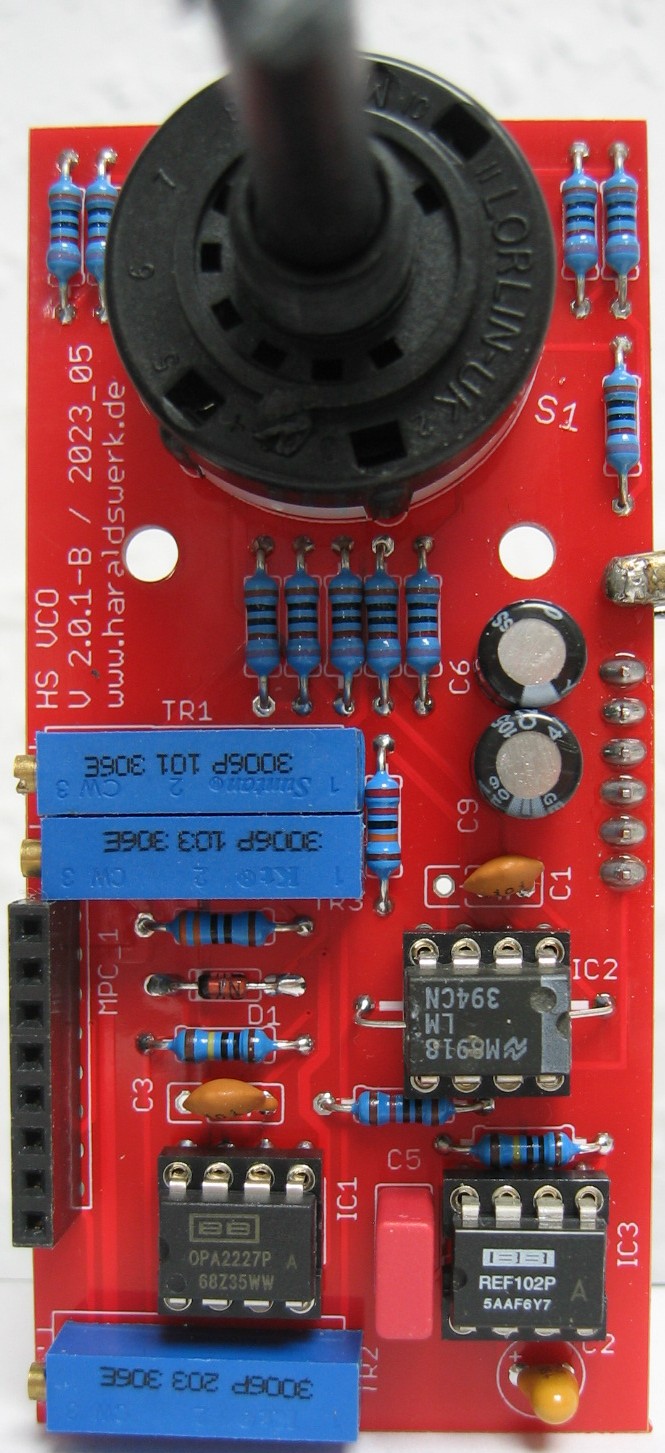 High speed VCO populated main PCB 01