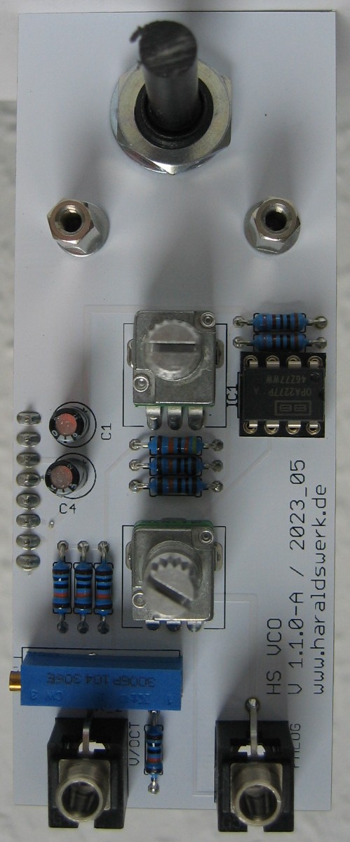 High speed VCO front view