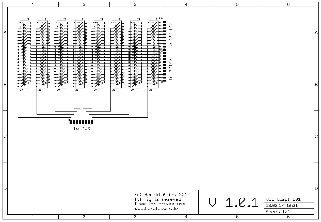 Display Bargraph schematic