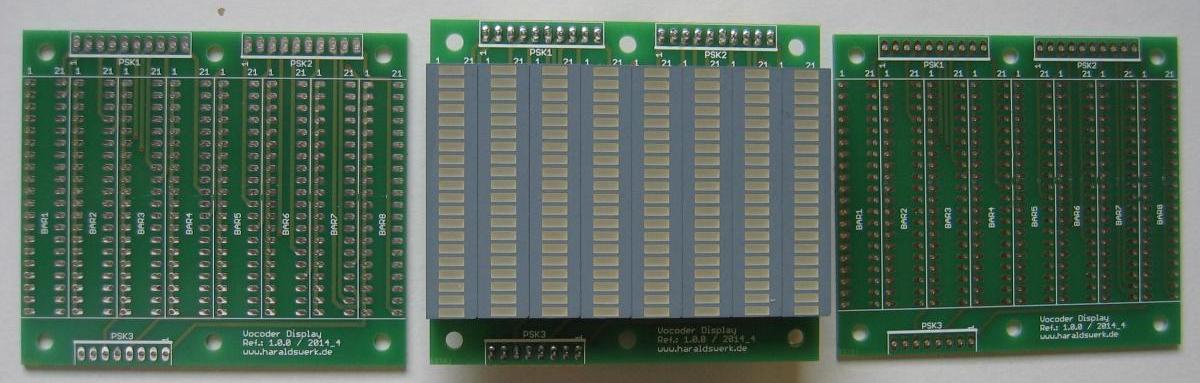 Vocoder Display Steuerung PCB