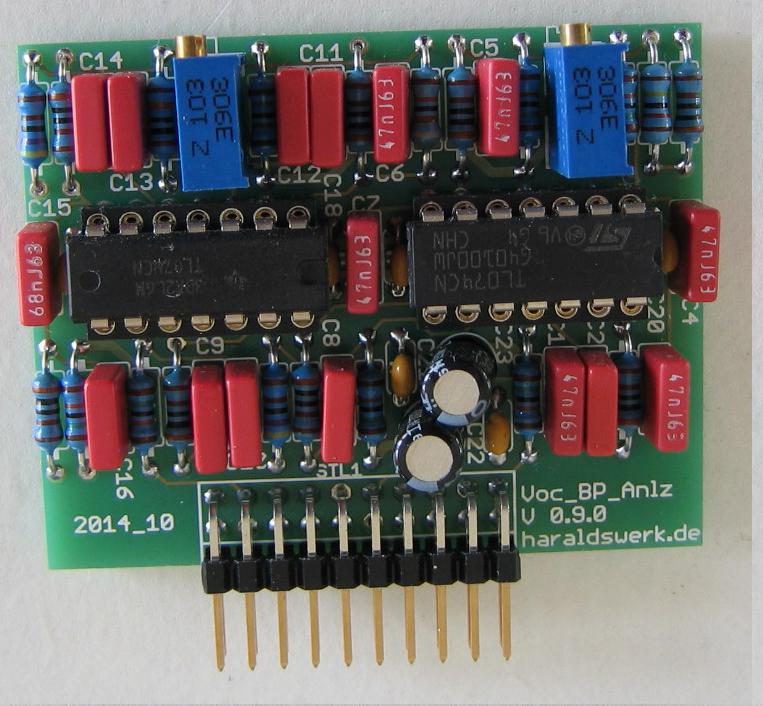 Vocoder Synthesizer BP PCB stuffed