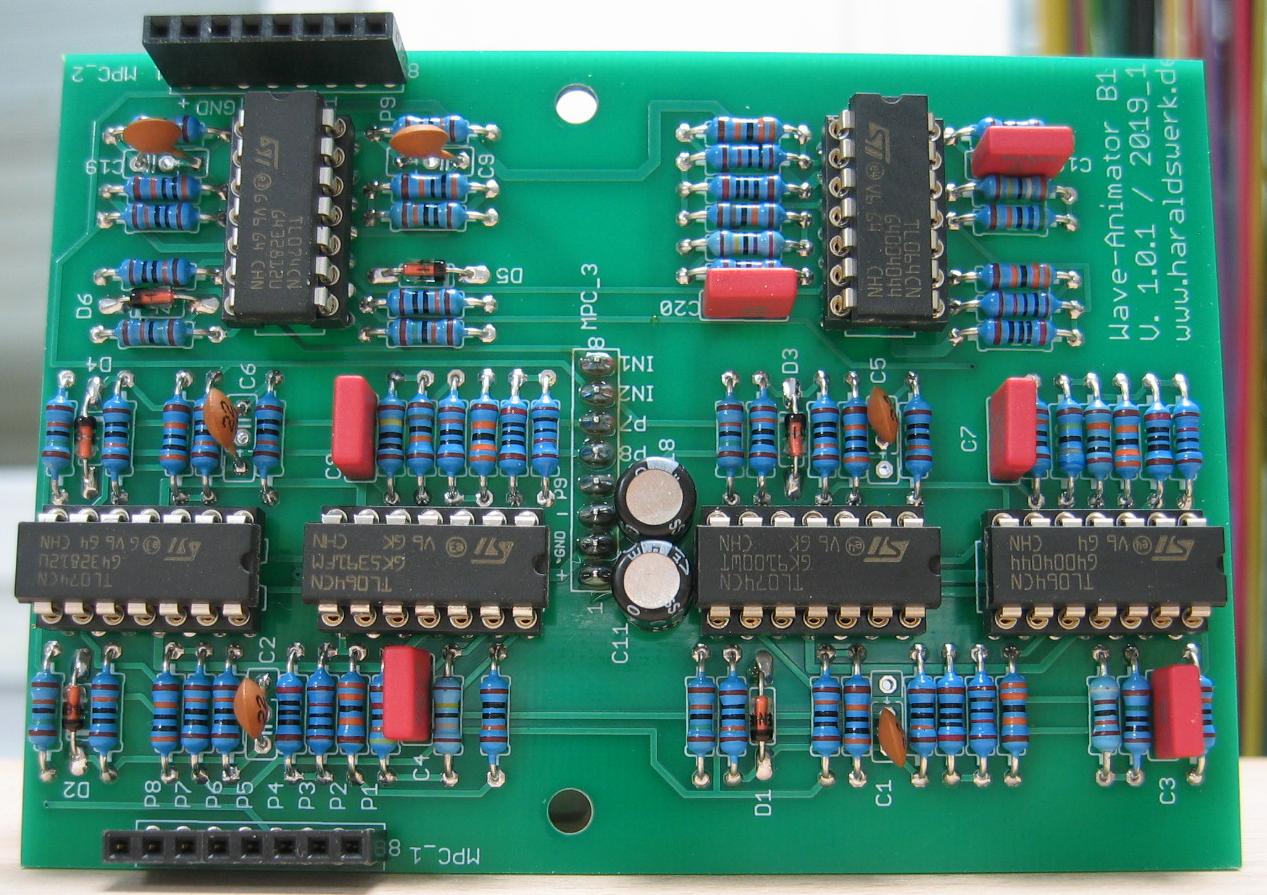 Multi Phase Waveform Animator populated main PCB 01