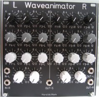 Multi Phase Stereo Waveform Animator front view.